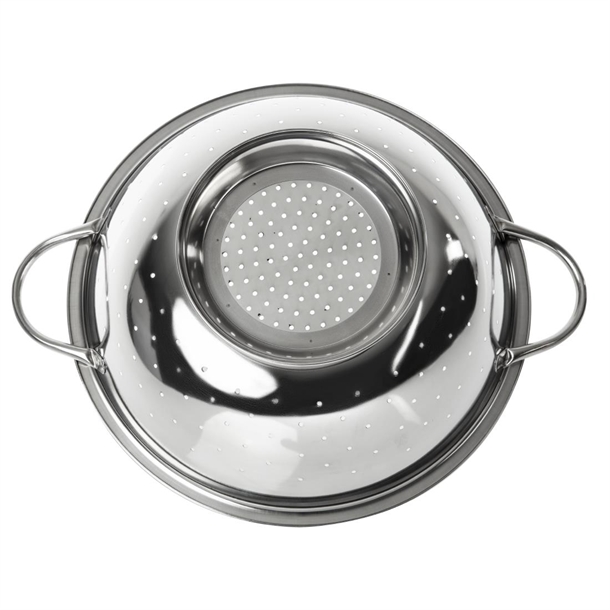 Vogue Stainless Steel Colander 305mm Vogue Stainless Steel Colander 305mm