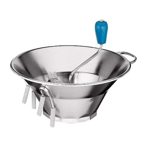 Louis Tellier Food Mill 320mm with 3 Stainless Steel Blades