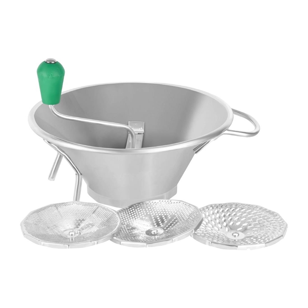 Paderno Heavy Duty Food Mill 310mm with Stainless Steel Blades