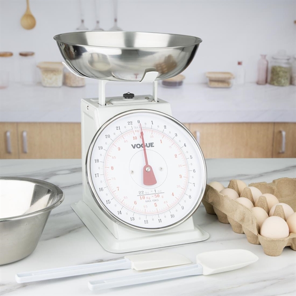 Vogue Kitchen Scale Bowl Top 10kg - Grad. 50g Vogue Kitchen Scale Bowl Top 10kg - Grad. 50g