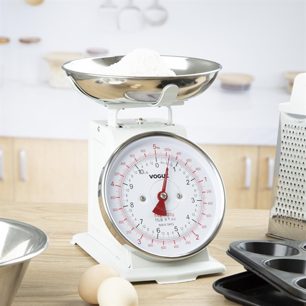 Vogue Kitchen Scale Bowl Top 5Kg - Grad. 20g