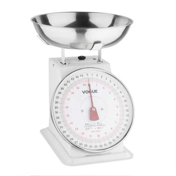 Vogue Kitchen Scale Bowl Top - 20kg Grad. 50g Vogue Kitchen Scale Bowl Top - 20kg Grad. 50g