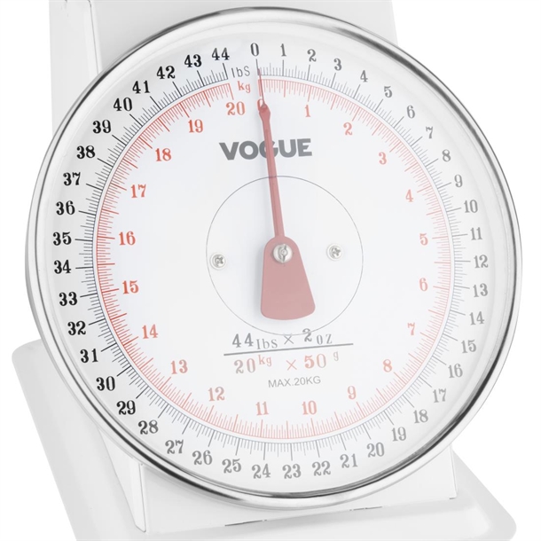 Vogue Kitchen Scale Bowl Top - 20kg Grad. 50g Vogue Kitchen Scale Bowl Top - 20kg Grad. 50g
