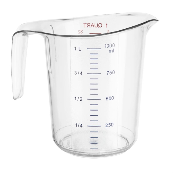 Vogue Polycarbonate Measuring Jug 1Ltr