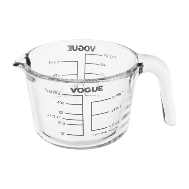 Vogue Glass Measuring Jug - 645ml Vogue Glass Measuring Jug - 645ml
