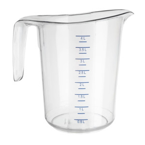 Vogue Polycarbonate Measuring Jug 4Ltr