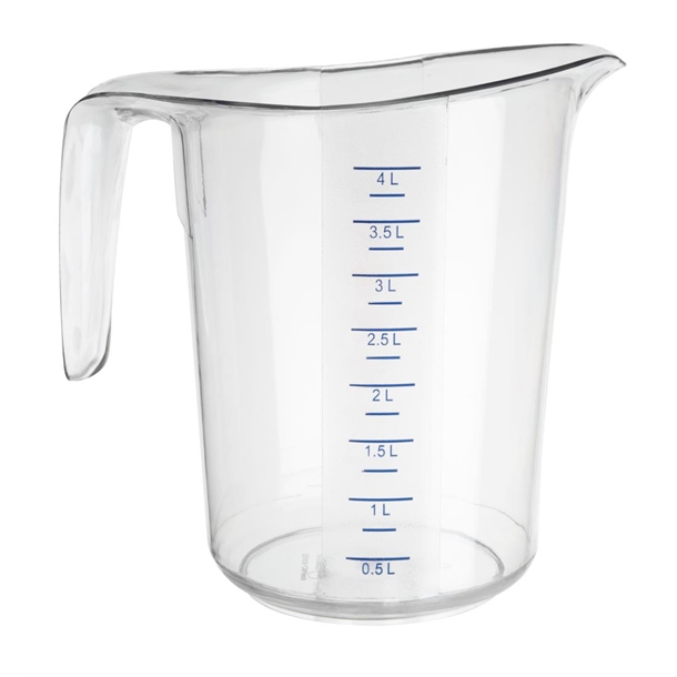 Vogue Polycarbonate Measuring Jug 4Ltr