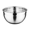 Vogue Stainless Steel Mixing Bowl with Silicone Base 5Ltr