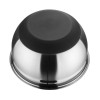Vogue Stainless Steel Mixing Bowl with Silicone Base 5Ltr