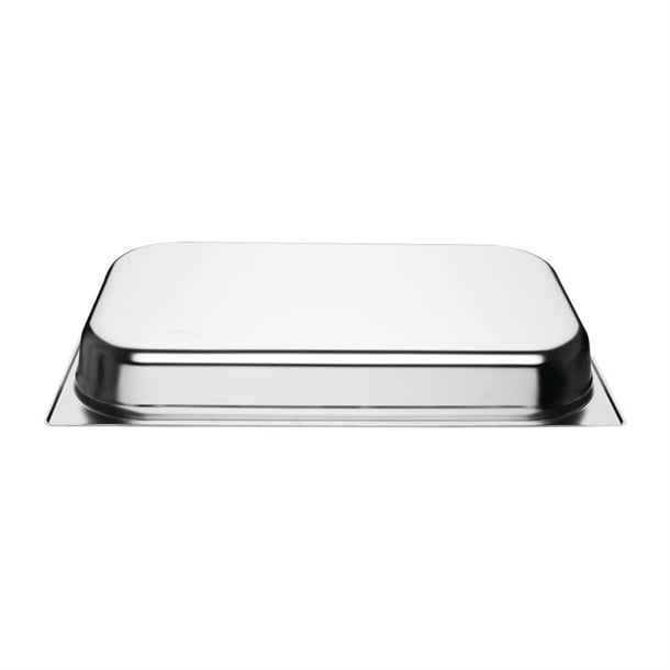 Nisbets Essentials Stainless Steel 1/1 Gastronorm Tray 65mm (Pack 3)