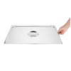 Vogue Stainless Steel 1/1 Gastronorm Pan Lid Vogue Stainless Steel 1/1 Gastronorm Pan Lid