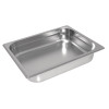 Vogue Stainless Steel Heavy Duty 1/2 Gastronorm Tray 100mm Vogue Stainless Steel Heavy Duty 1/2 Gastronorm Tray 100mm