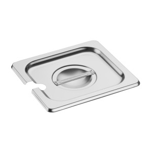 Vogue Notched Lid St/St - GN 1/6