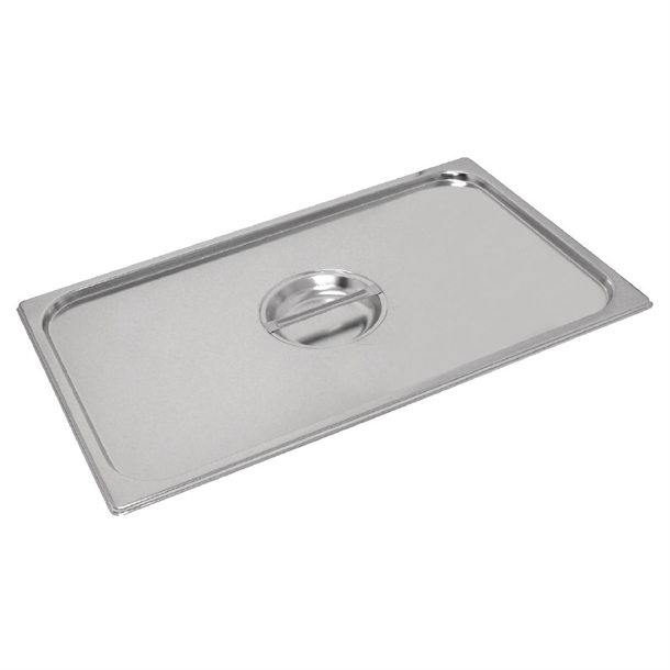 Vogue Heavy Duty Stainless Steel 1/1 Gastronorm Lid Vogue Heavy Duty Stainless Steel 1/1 Gastronorm Lid