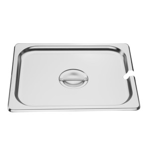 Vogue St/St GN Notched Lid - 1/2 Vogue St/St GN Notched Lid - 1/2