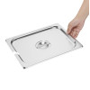 Vogue St/St GN Notched Lid - 1/2 Vogue St/St GN Notched Lid - 1/2