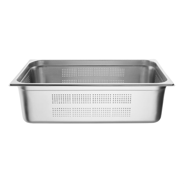 Vogue Heavy Duty St/St Perforated GN - 1/1 150mm Vogue Heavy Duty St/St Perforated GN - 1/1 150mm