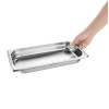 Vogue Stainless Steel 1/3 Gastronorm Tray 40mm Vogue Stainless Steel 1/3 Gastronorm Tray 40mm