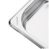 Vogue Stainless Steel 1/3 Gastronorm Tray 40mm Vogue Stainless Steel 1/3 Gastronorm Tray 40mm