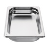 Vogue Stainless Steel 1/3 Gastronorm Tray 40mm Vogue Stainless Steel 1/3 Gastronorm Tray 40mm