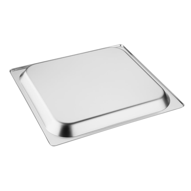 Vogue Stainless Steel Gastronorm 2/3 Tray 20mm Vogue Stainless Steel Gastronorm 2/3 Tray 20mm