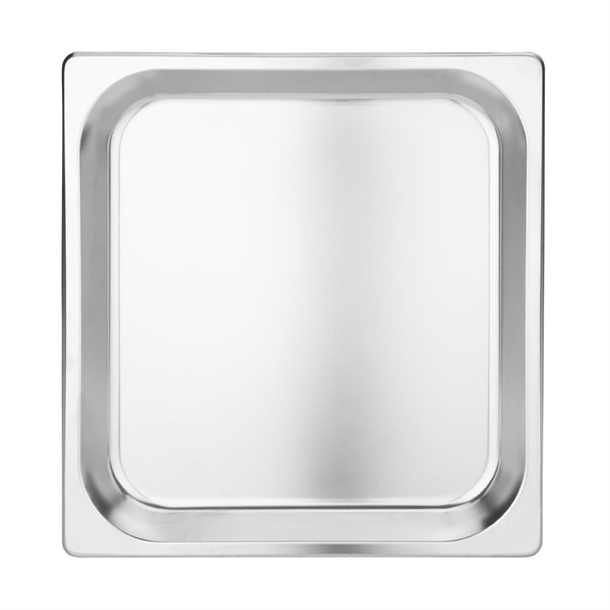 Vogue Stainless Steel Gastronorm 2/3 Tray 20mm Vogue Stainless Steel Gastronorm 2/3 Tray 20mm
