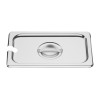 Vogue St/St GN Notched Lid - 1/4