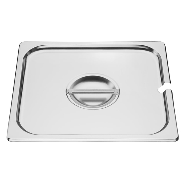 Vogue St/St GN Notched Lid - 2/3 Vogue St/St GN Notched Lid - 2/3