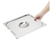 Vogue St/St GN Notched Lid - 2/3 Vogue St/St GN Notched Lid - 2/3
