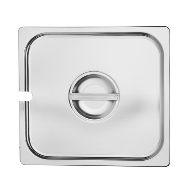 Vogue St/St GN Notched Lid - 2/3 Vogue St/St GN Notched Lid - 2/3