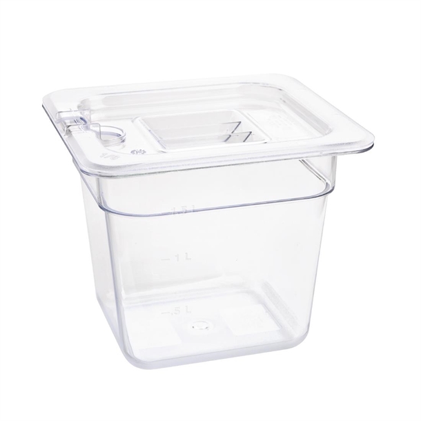 Vogue Clear Polycarbonate - GN 1/6 150mm