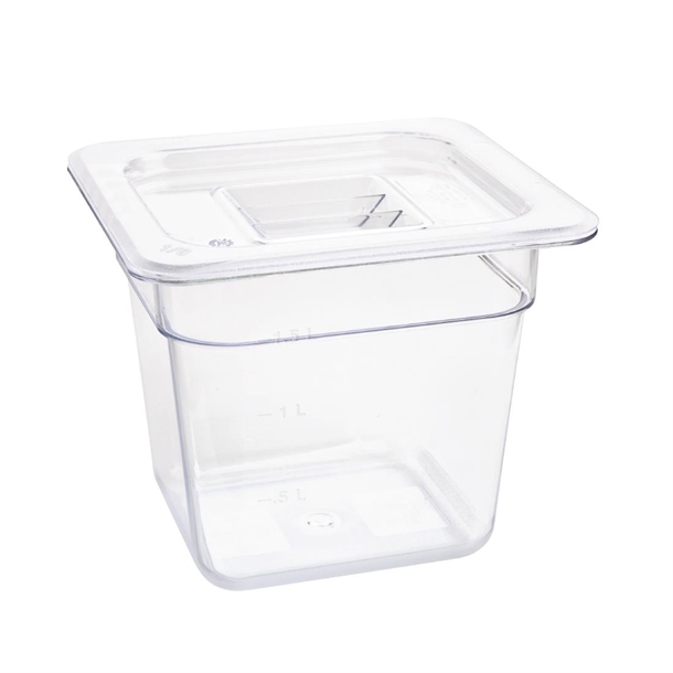 Vogue Clear Polycarbonate - GN 1/6 150mm