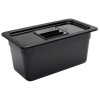 Vogue Black Polycarbonate - GN 1/3 150mm Vogue Black Polycarbonate - GN 1/3 150mm