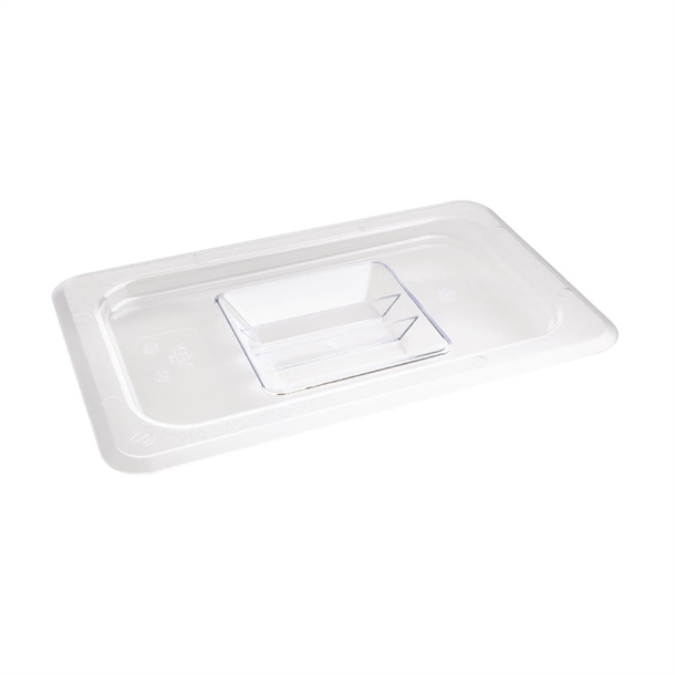 Vogue Clear Polycarbonate 1/4 Gastronorm Lid Vogue Clear Polycarbonate 1/4 Gastronorm Lid