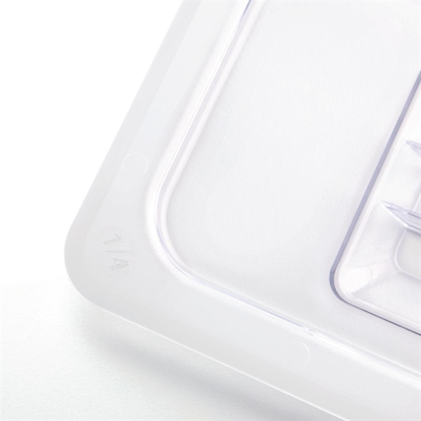 Vogue Clear Polycarbonate 1/4 Gastronorm Lid Vogue Clear Polycarbonate 1/4 Gastronorm Lid