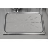 Vogue Clear Polycarbonate 1/1 Gastronorm Drainer Plate