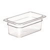 Cambro Polycarbonate Gastronorm - 1/4 100mm - Clear Cambro Polycarbonate Gastronorm - 1/4 100mm - Clear