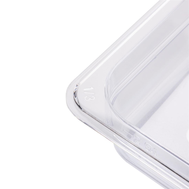 Vogue Clear Polycarbonate - GN 1/3 65mm Vogue Clear Polycarbonate - GN 1/3 65mm
