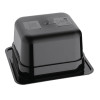 Vogue Black Polycarbonate - GN 1/6 100mm Vogue Black Polycarbonate - GN 1/6 100mm