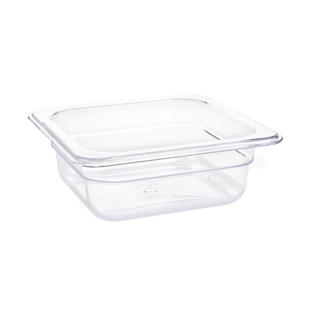 Vogue Clear Polycarbonate - GN 1/6 65mm Vogue Clear Polycarbonate - GN 1/6 65mm