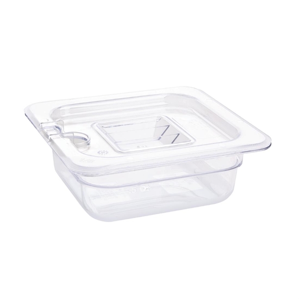 Vogue Clear Polycarbonate - GN 1/6 65mm Vogue Clear Polycarbonate - GN 1/6 65mm