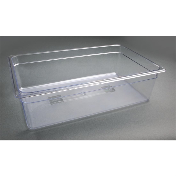 Vogue Clear Polycarbonate - GN 1/1 150mm Vogue Clear Polycarbonate - GN 1/1 150mm