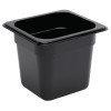 Vogue Black Polycarbonate - GN 1/6 150mm Vogue Black Polycarbonate - GN 1/6 150mm