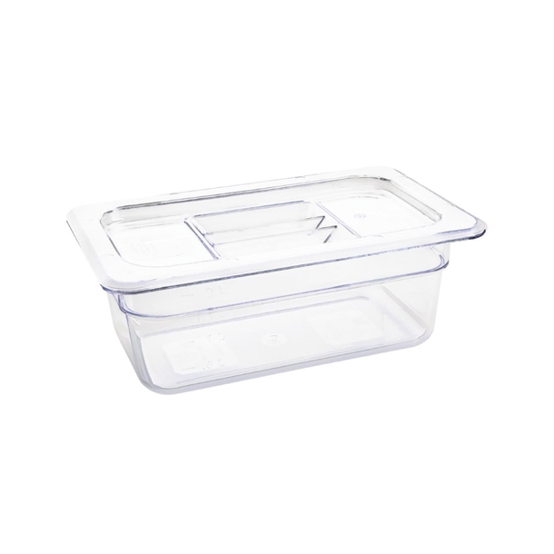 Vogue Clear Polycarbonate - GN 1/4 100mm