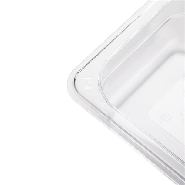 Vogue Clear Polycarbonate - GN 1/4 100mm