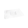 Vogue Clear Polycarbonate 1/2 Gastronorm Lid Notched Vogue Clear Polycarbonate 1/2 Gastronorm Lid Notched