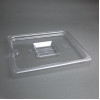 Vogue Clear Polycarbonate 1/2 Gastronorm Lid Notched Vogue Clear Polycarbonate 1/2 Gastronorm Lid Notched