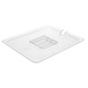 Vogue Clear Polycarbonate 1/2 Gastronorm Lid Notched Vogue Clear Polycarbonate 1/2 Gastronorm Lid Notched
