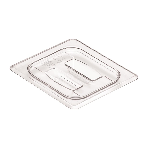 Cambro Polycarbonate Gastronorm Lid with Handle- 1/6 - Clear Cambro Polycarbonate Gastronorm Lid with Handle- 1/6 - Clear
