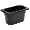 Vogue Black Polycarbonate - GN 1/9 100mm Vogue Black Polycarbonate - GN 1/9 100mm